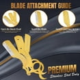 thumbnail image 3 of Regale Barber Supply Titanium Gold Finger Insert Replaceable Blade Razor, Stainless Steel, Barber Razor for Men's Shaving, Barbers Shaving Knife, 3 of 9