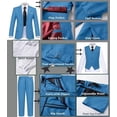 thumbnail image 3 of Lycody Boys Suit Set Slim Fit Kids Formal Suits Toddler Tuxedo Wedding Prom Classic Suits for Boy Teen Black Blue Dress Outfit, 3 of 6