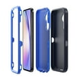 thumbnail image 5 of Xhy Samsung Galaxy A54 5G Case with Belt Clip Holster Military Grade Heavy Duty 3 in 1 Shockproof Armor Rugged Durable for Galaxy A54 5G Phone - Dark Blue+Blue, 5 of 9
