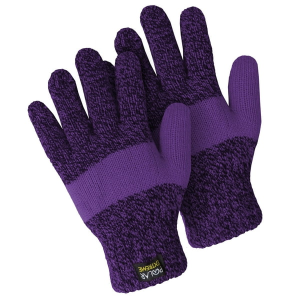 Polar Extreme Insulated Gloves Knit Winter Gloves Thermal Insulation Women Warm