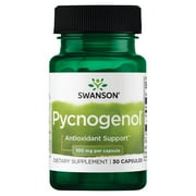 Angle View: Swanson Pycnogenol 100 mg 30 Capsules