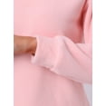 thumbnail image 5 of DARING DIVA Women's 2-Piece Fuzzy Flannel Pajama Sets 2XL Pink, 5 of 7