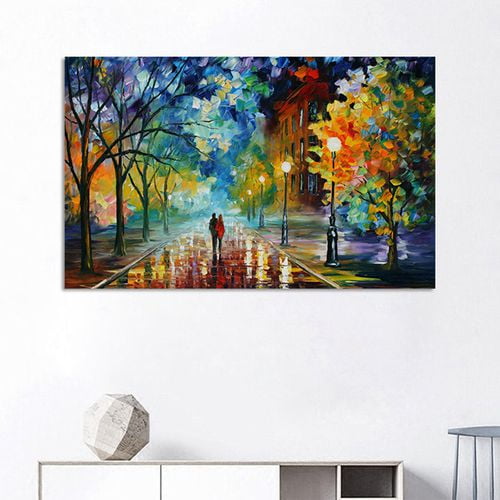 SHIYAO 1 PCS Hand-Painted 3D Oil Paintings Modern Canvas Large