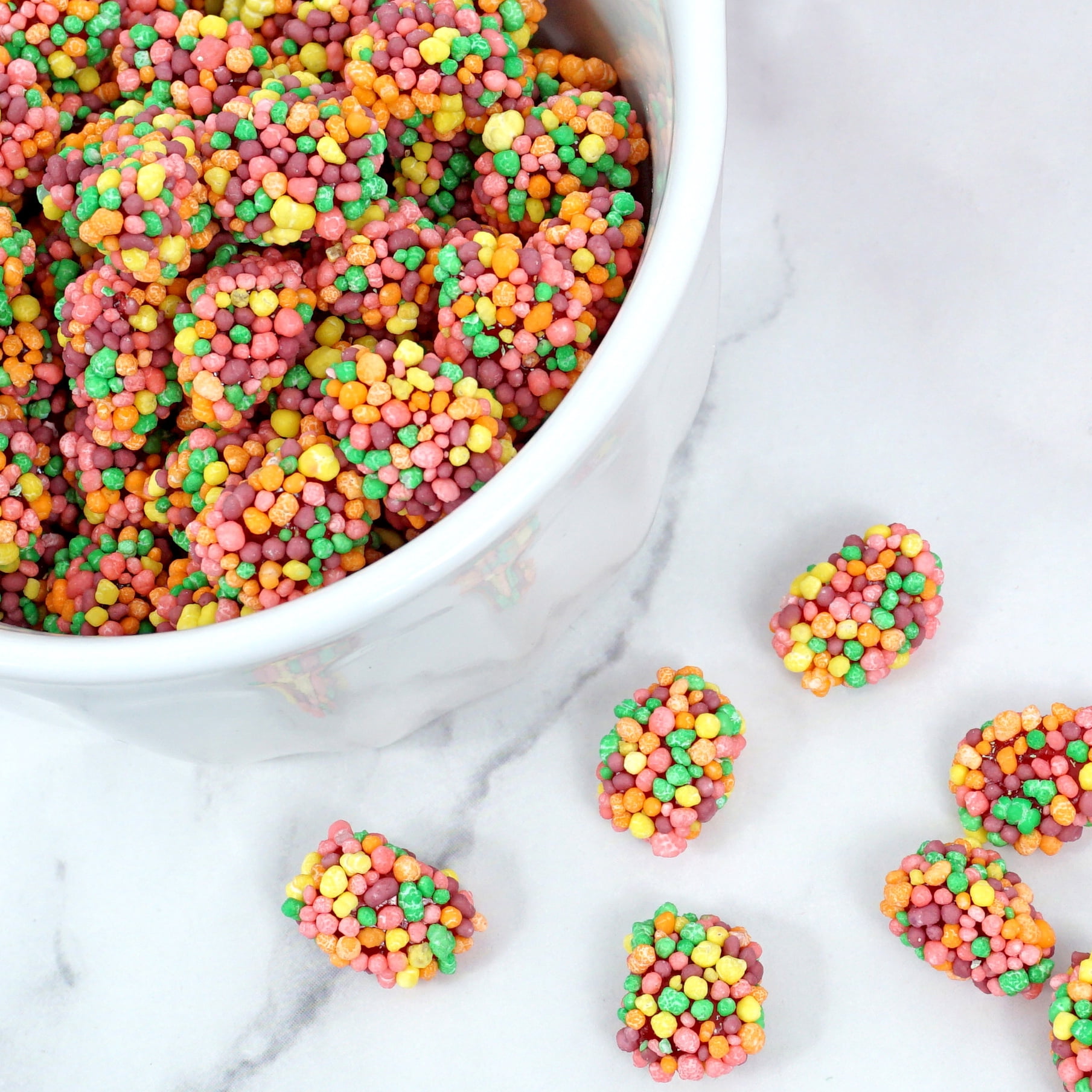 NerdsGummy Clusters Bulk Bag, 2 Pound Bulk Bag, Rainbow Gummy Candy Clusters