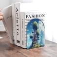 thumbnail image 6 of Hirioo Fantasy Treehouse Planet Scene for Bookends Decorative Bookends for Shelves for Home or Office, Non-Slip Base, 6 of 8