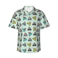 thumbnail image 1 of Balery Lighthouse Camisas hawaianas de manga corta para hombre, camisas playeras de corte holgado, camisas de vacaciones con botones,X-Large, 1 of 7