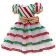 thumbnail image 2 of Girls Christmas Dress Sequin Mesh Princess Bow Birthday Xmas Party Costumes, 2 of 7