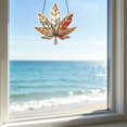 thumbnail image 6 of Fall Window Suncatcher, Stained Glass Style Acrylic Maple Leaf Hanging Ornament, Harvest Seasonal Wall, Porch & Balcony Home Decor, 6 of 7