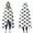 White Buffalo Pattern, variant on Wearable Blanket,White Highland Cow Flower Pattern Hooded Wearable Flannel Blanket for Adults & Teens,Winter Poncho Shawl Wrap Cape Cozy Anti-Pill,50"x60"