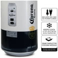 thumbnail image 4 of Corona 12 Can Portable Mini Fridge, 10L Electric Cooler, 12V DC/110V AC, Compact Refrigerator- White, 4 of 6