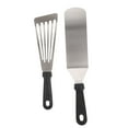 thumbnail image 3 of 2 Pcs Grattoir pour Plaque de Barbecue Spatule de Cuisson Professionnelle Antiadhésive, 3 of 8