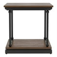 thumbnail image 1 of Furniture of America Drewden Transitional Wood End Table in Dark Oak, 1 of 6