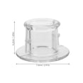 thumbnail image 2 of SEWCHICS Reusable Clear Bird Wound Recovery Collar Lightweight Protective Neck Cover, 2 of 8