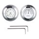 thumbnail image 5 of Reloj De Cuarzo A Prueba De Polvo Para Motocicleta, Manillar De Aleación De Aluminio, Horario Luminoso Para Motocicleta, Reloj De Manillar De Temperatura Universal Moyic VI009259-01, 5 of 6