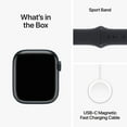 thumbnail image 3 of Restored Apple Watch Series 9 [GPS 41mm] Midnight Aluminum Case with Midnight Sport Band (Refurbished), 3 of 8