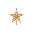 thumbnail image 2 of Miwamany Lighted Christmas Tree Topper Star Warm White Flashing LED Glitter Hollow Star Tree Top Ornament for Xmas Tree Home Holiday Decoration Indoor, 2 of 6