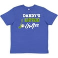 thumbnail image 3 of Inktastic Daddys Little Golfer with Golf Club and Ball Youth T-Shirt, 3 of 5