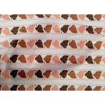 thumbnail image 4 of oneOone Cotton Cambric Rust Brown Fabric Leaves Block Craft Projects Decor Fabric Printed By The Yard 56 Inch Wide, 4 of 4