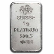 1 gram Platinum Bar - Multigram+25 (In Assay)