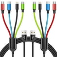 thumbnail image 1 of Cable de carga Firsting Travel Essentials Multi 4 en 1 de 5 pies, 1 of 9