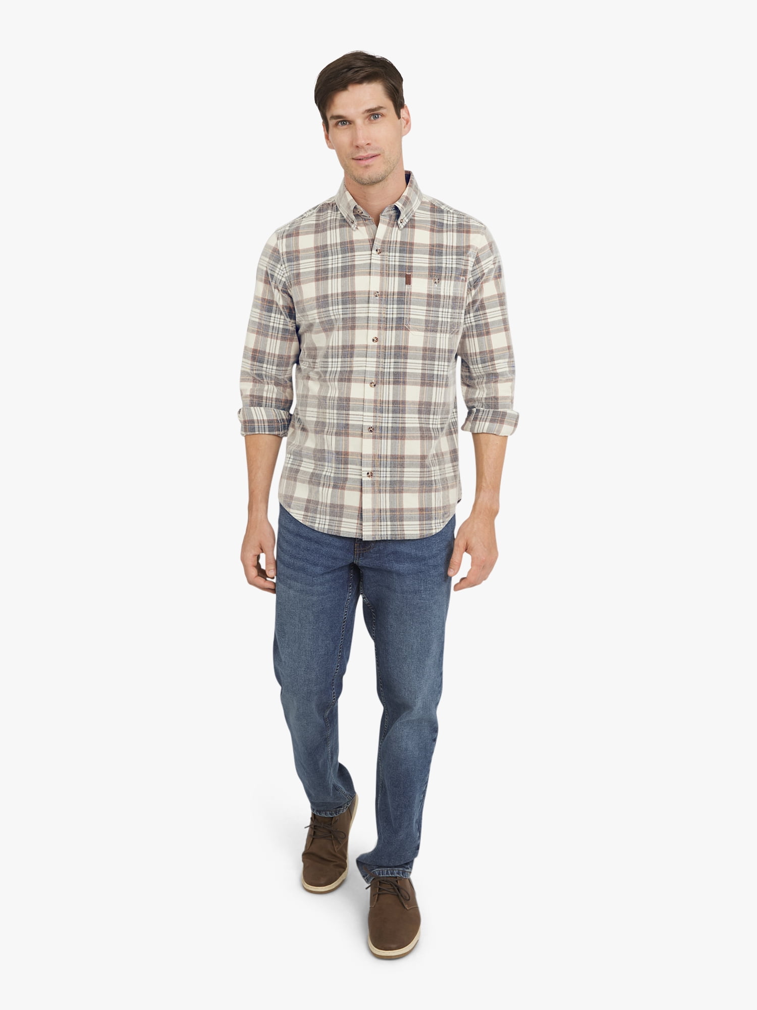 Chaps Men's & Big Men's Corduroy Flannel Shirt, Sizes S-3XL
