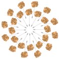 thumbnail image 1 of Uxcell 24-Pack Insignias de Flor para Hombres, Boutonnieres de Rosa para Bodas/Bailes/Fiestas [Oro Champán], 1 of 7