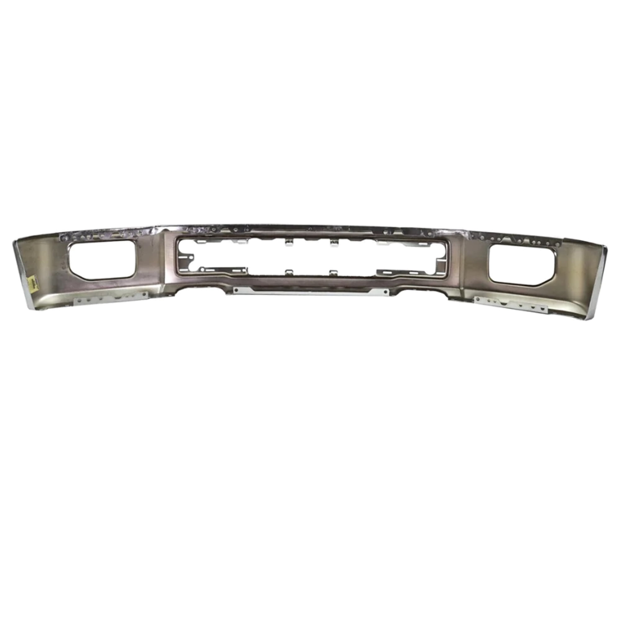 NINTE Front Bumper Face for 2015-2017 Ford F-150 Chrome with Fog Light & Side Cover Holes