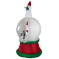 thumbnail image 5 of Northlight Lighted Inflatable Santa and Friends Snow Globe Outdoor Christmas Decoration - 6.75', 5 of 6