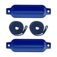 thumbnail image 1 of Shengyu 2x Boat Fenders 6mm x 1.5M PVC Anti Ropes Collision for Docking Pontoon Blue G0 Blue Rope Rope 6x1.5m, 1 of 6