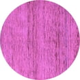 thumbnail image 1 of Ahgly Company Indoor Round Abstract Purple Modern Area Rugs, 6' Round, 1 of 4
