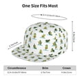 thumbnail image 6 of Balery Baseball Cap Flat Bill Hats for Men Adjustable Size for Running Workouts and Outdoor Activities All Seasons Dad Hat(Cute Avocado Yoga ), 6 of 9
