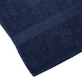 thumbnail image 3 of Mainstays Basic Bath Towel, Soft 100%  Cotton and Highly Absorbent Bath Towel, Navy, 3 of 8