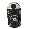 thumbnail image 1 of Kearding Cesta grande para la colada, cesta de tela plegable duradera, fácil de guardar y que ahorra espacio, con tapa, cesta plegada Almacenamiento y organización del hogar fútbol americano, 1 of 6