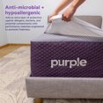 thumbnail image 5 of Protector de colchón impermeable, color morado, tamaño king, 5 of 5