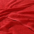 thumbnail image 4 of Superior Egyptian Cotton Absorbent 6-Piece Red Towel Set, 4 of 13