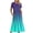 Multicolor-B, variant on Penkiiy Women's Summer Casual Short Sleeve Crewneck Gradient Print Dress Casual Flowy Tiered Maxi Beach Dress With Pockets 2XL Multicolor