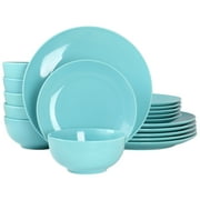 Elama Luna 18 Piece Porcelain Dinnerware Set, Service for 6