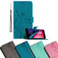 thumbnail image 1 of Apple iPhone 7 / 7S / 8 / SE 2020 Handy Hlle Cover Case Etui - mit Blumenmuster und Standfunktion und Kartenfach, 1 of 5