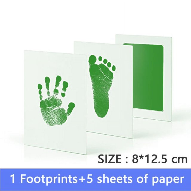 Kits de almohadillas de Tinta para impresión de huellas de bebé, seguro, no tóxico, huella de mano, Impresión de pata, recuerdos y regalos para recién nacidos