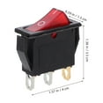 thumbnail image 2 of Luxshiny 4Pcs Universal Black Rocker Switch for Electric Frying Pan Compatible Heavy Duty Toggle Button, 2 of 6