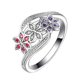 thumbnail image 1 of Anillo de diamantes de flores de 3 colores para mujer, anillos de diamantes de colores elegantes, anillos de promesa de pareja, regalos de amistad, Día de la madre Wmkox8yi sjalhkljlk2083, 1 of 1