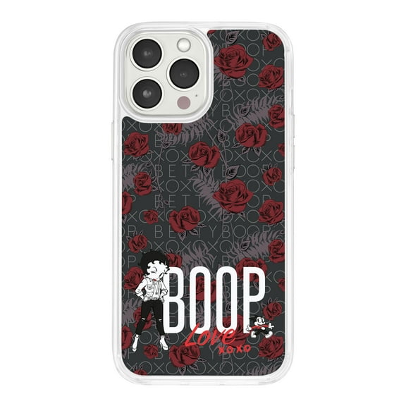Betty Boop Romantic Rebel HD Phone Case Compatible with Apple iPhone 14 Pro Max (Boop Love) by Affinity Bands