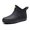 Black, variant on AUXDIQ Rain Boots Men Short Ankle Women Waterproof Rain Boots Outdoor Garden Shoes