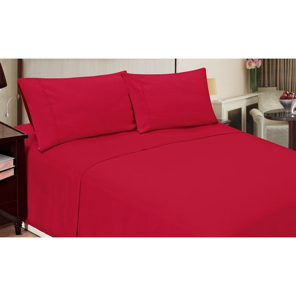Home Dynamix Jill Morgan Fashion Sheet Set-Red-California King