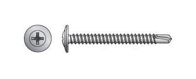 Phillips Modified Truss Head Self Drilling Screw Stainless Steel #8x3//4 QTY 100