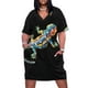 thumbnail image 2 of Lizard-vestido holgado con bolsillos para mujer traje de estilo coreano falda de verano, 2 of 7