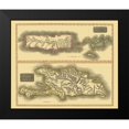 thumbnail image 2 of Thomson 14x12 Black Modern Framed Museum Art Print Titled - Hispaniola Virgin Islands Puerto Rico, 2 of 5