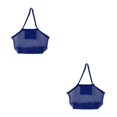 thumbnail image 3 of Wweixi Large Mesh Tote Bag for Beach and Swimming Pool Convenient Sand-Away Bag Blue Extra Large 2Set, 3 of 6