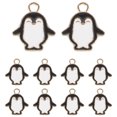 thumbnail image 1 of 10pcs Colorful Alloy Penguin Pendants Charms DIY Jewelry Making Accessory for Earrings Sweater Chain, 1 of 7