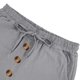 thumbnail image 4 of Pantalones cortos holgados de playa para hombre, para uso informal en verano: pantalones cortos con cintura elástica y botones, tejido de lino, aptos para actividades al aire libre y senderismo (S-, 4 of 8